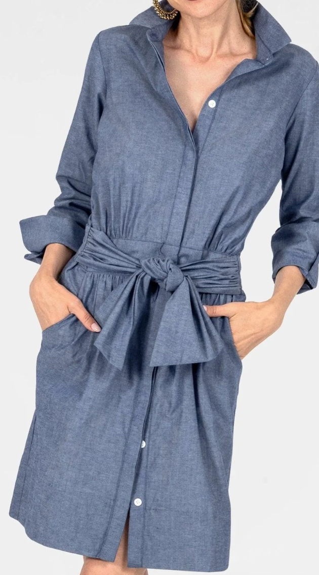 Breezy Blouson - Chambray