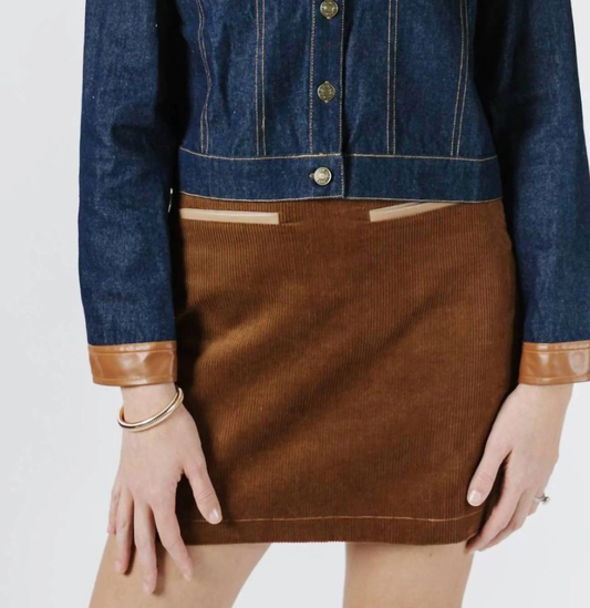 Corduroy Skirt