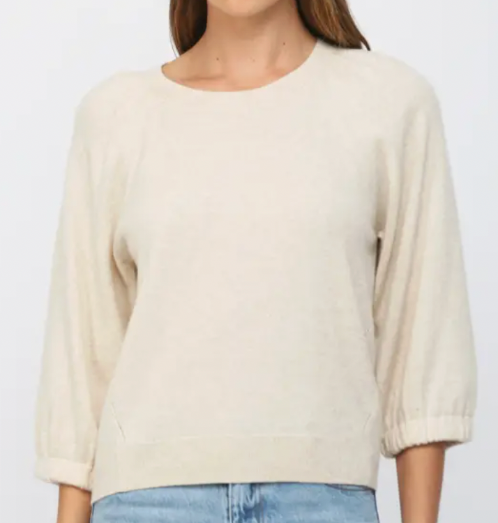 Raglan Sleeve Oatmeal Sweater