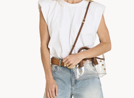 Paula Clear Top Handle Crossbody Bag
