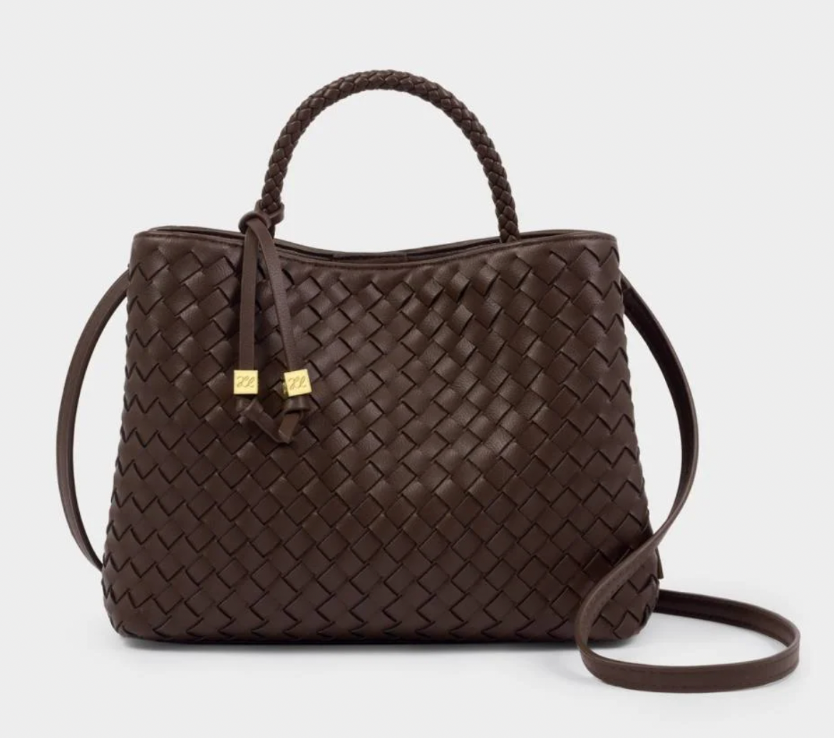 Nova Hand Woven Top Handle Bag