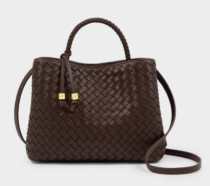 Nova Hand Woven Top Handle Bag