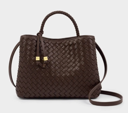 Nova Hand Woven Top Handle Bag