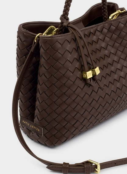 Nova Hand Woven Top Handle Bag