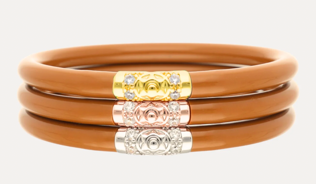 Three Kings All Weather Bangles® (AWB®) - Caramel BUDHA GIRL