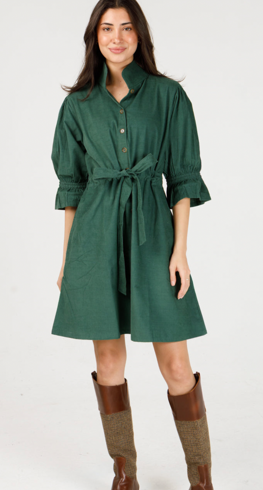 Stella Cord Hunter Green
