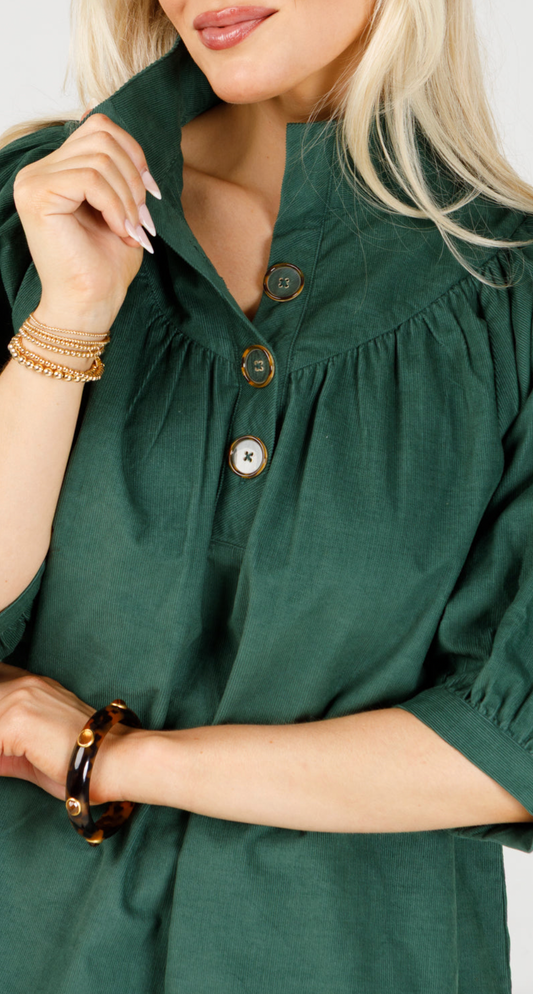 Avie Cord Fall Hunter Green