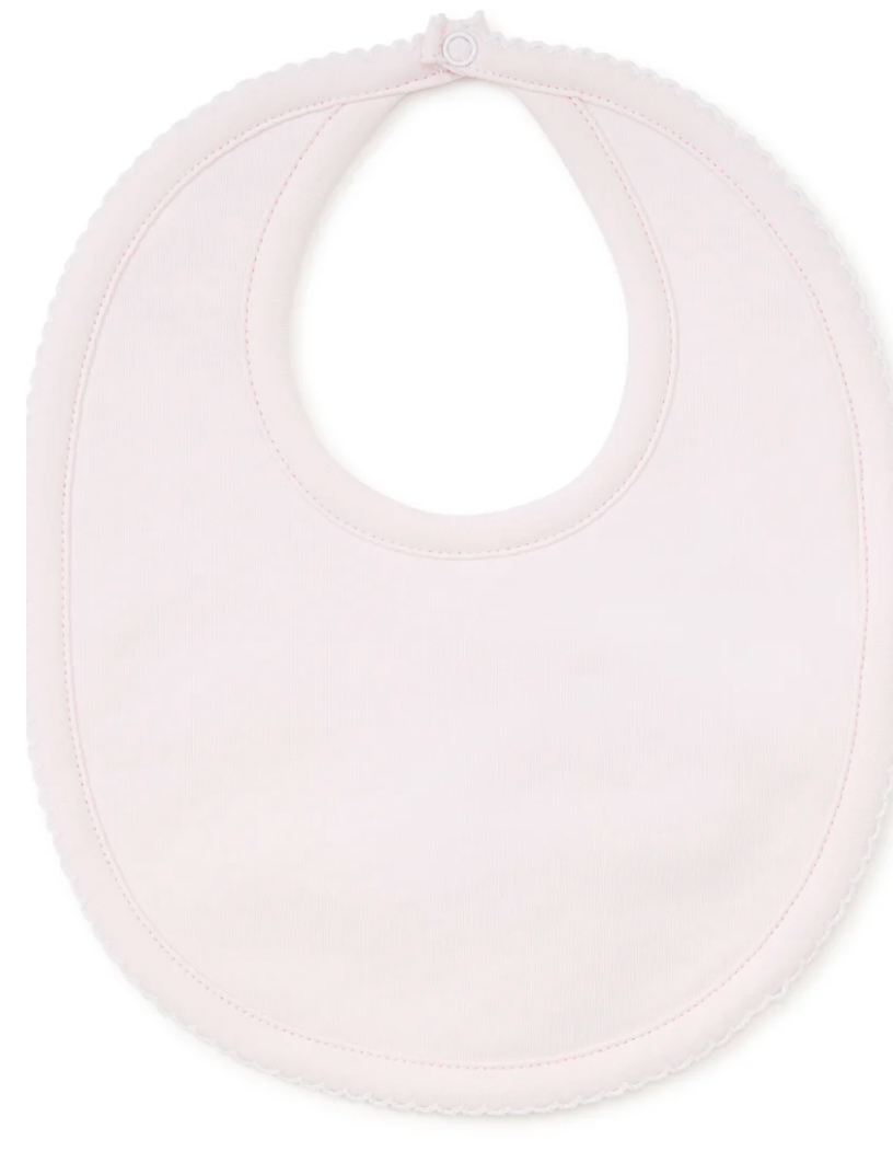 Pink/White Kissy Basics Bib