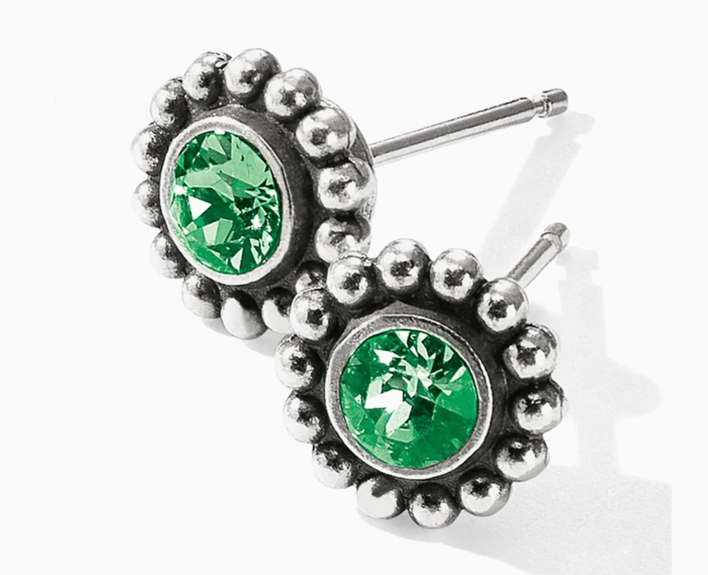 Twinkle Mini Post Earrings Peridot