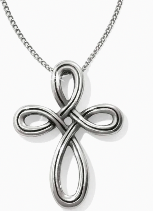 Interlok Petite Cross Necklace