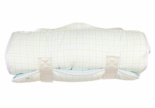 The Nap Mat in Blue/Green Windowpane