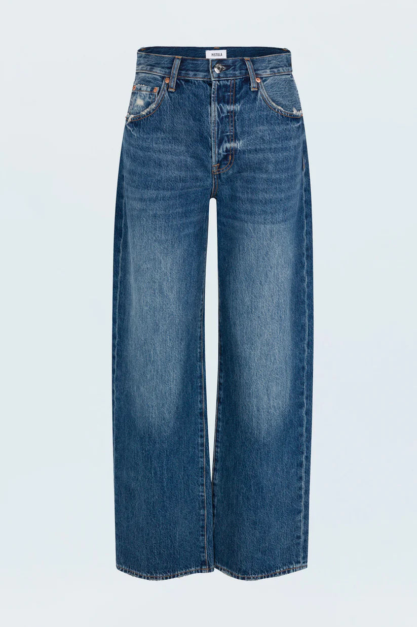 Tate High Rise Bowed Wide Leg