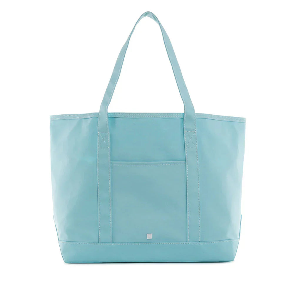 MAXI TOTE - Coated Canvas LAKE BLUE