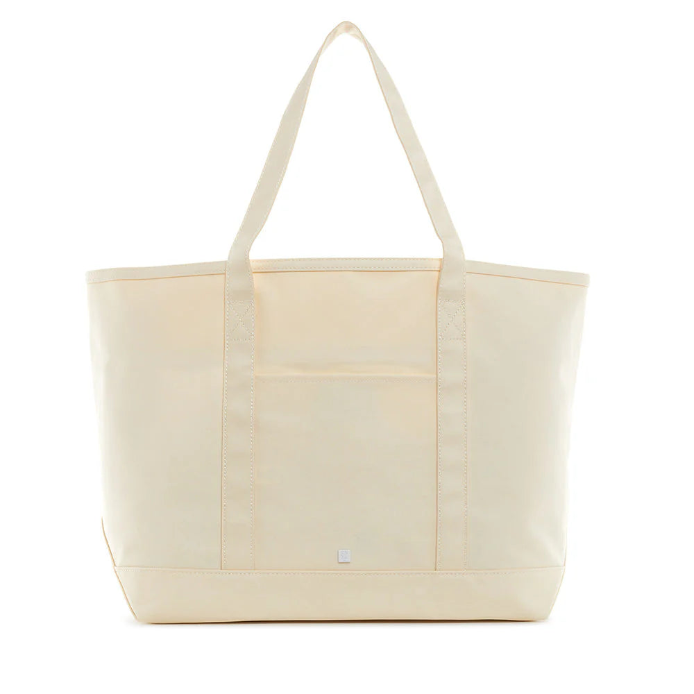 MAXI TOTE - COATED CANVAS Large NATURAL