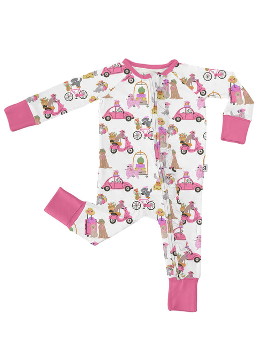 Puppy Chic (Posh Travel Dogs) Convertible Zip with Ruffles