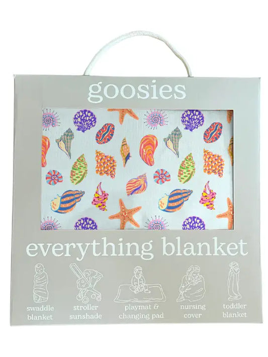 Beach Seashells Everything Blanket