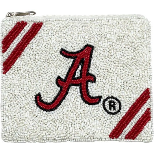 Roll Tide Beaded Pouch
