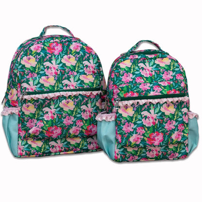 Floral Girls Backpack - Peony Floral