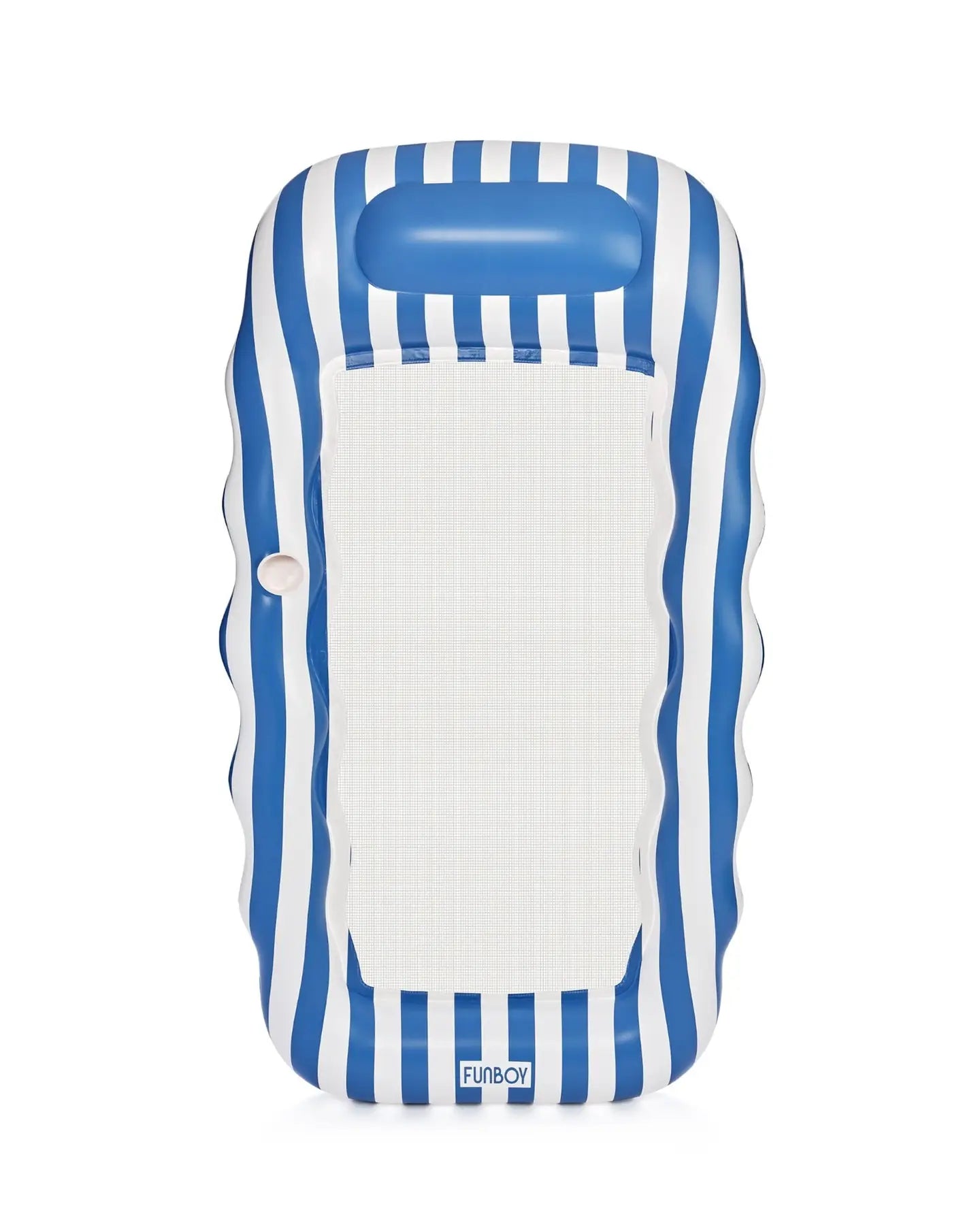 Blue Stripe Mesh Lounger