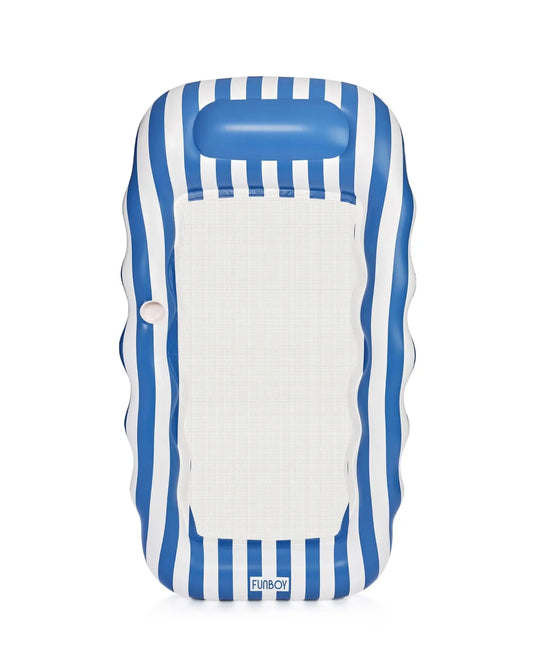 Blue Stripe Mesh Lounger