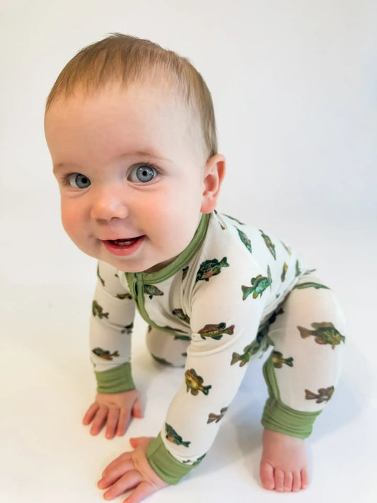 Lake Fish - Convertible Zip Pjs