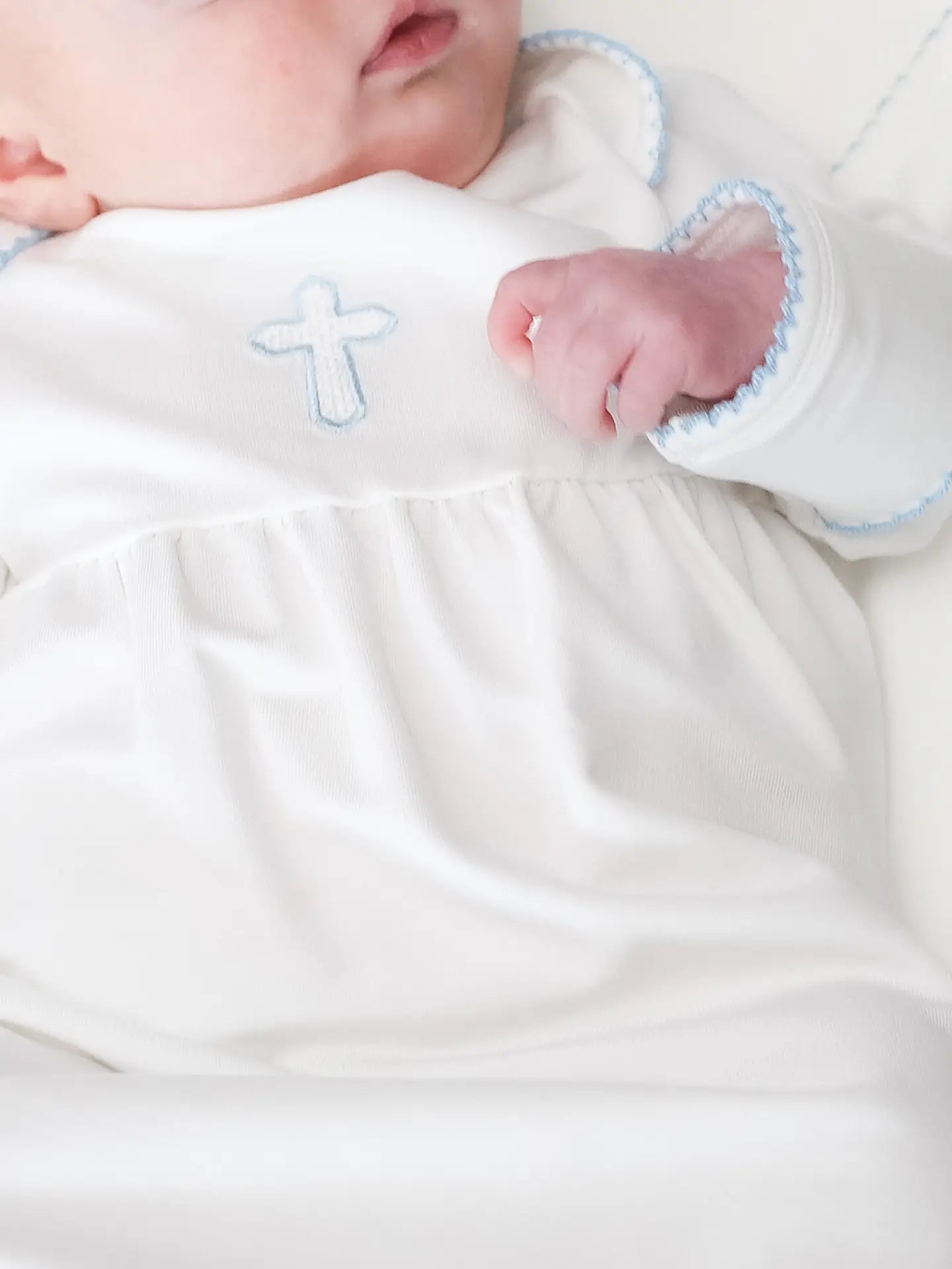 Blue Cross Infant Gown 0-3 mo