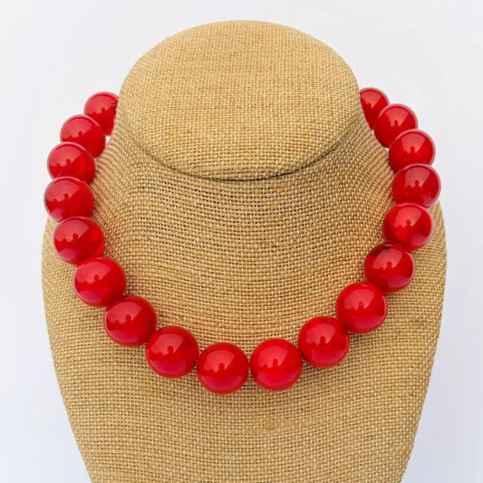Red Bauble Necklace