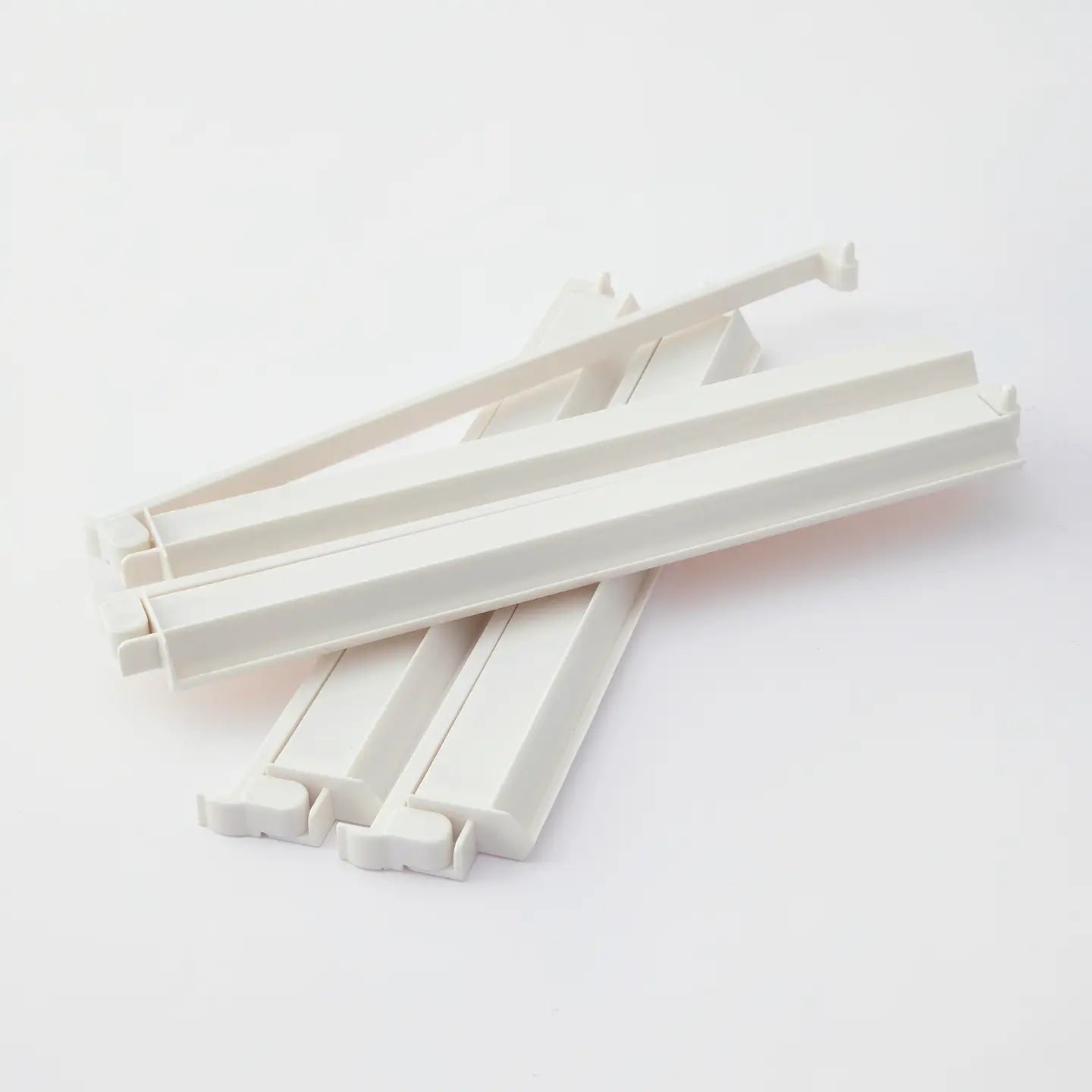 White Acrylic Rack and Pusher Set