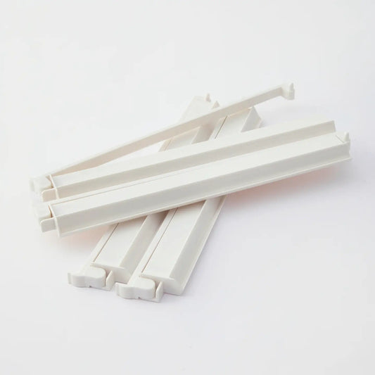 White Acrylic Rack and Pusher Set