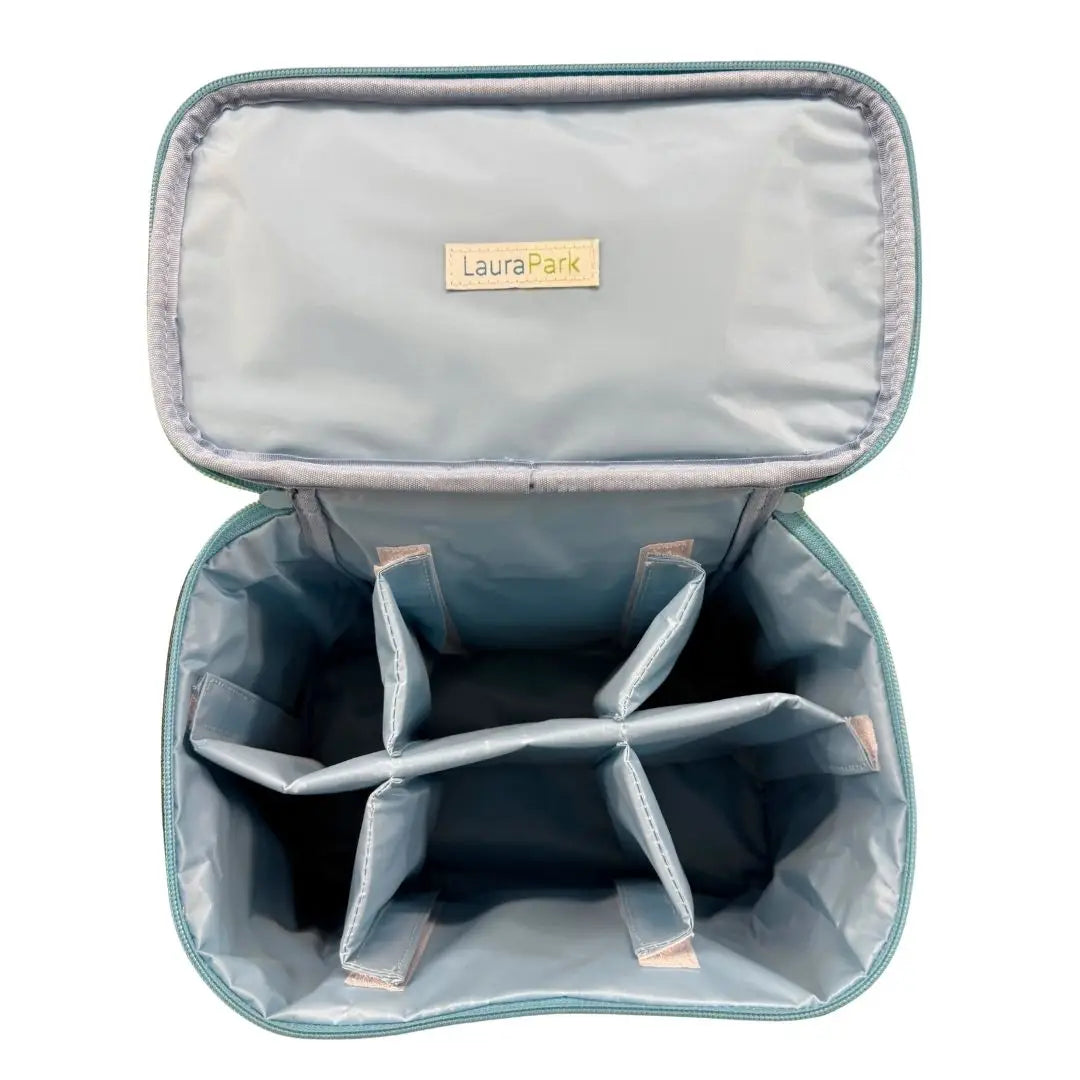 Rosemary Indigo Train Case