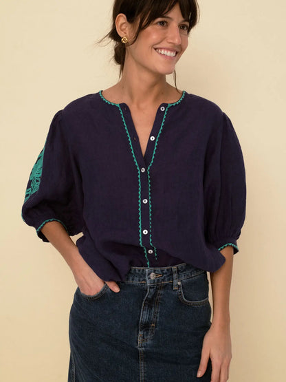 Mily Blouse Blue