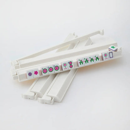 White Acrylic Rack and Pusher Set