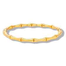 Baylor Bamboo Bangle Bracelet - Gold