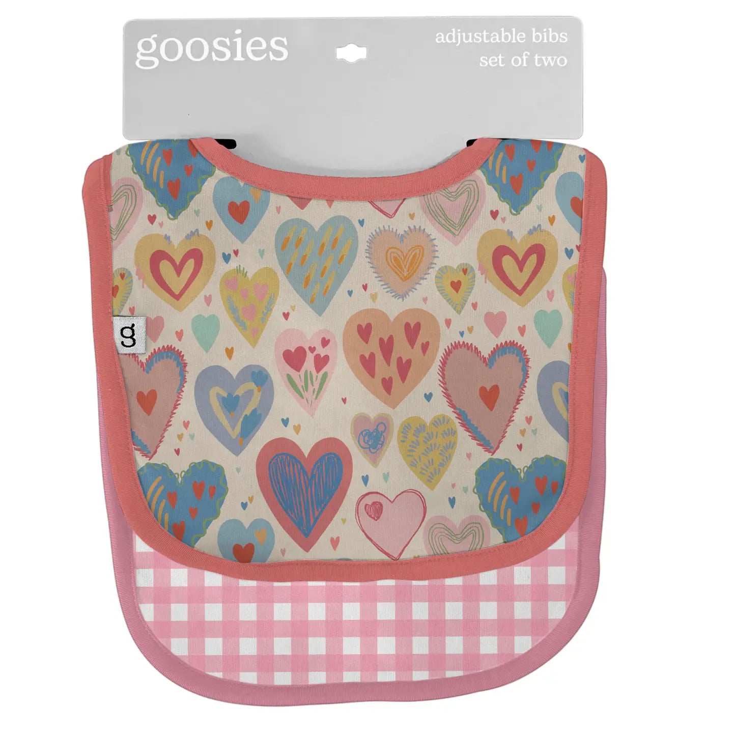 Lovestruck Hearts - Bib Set