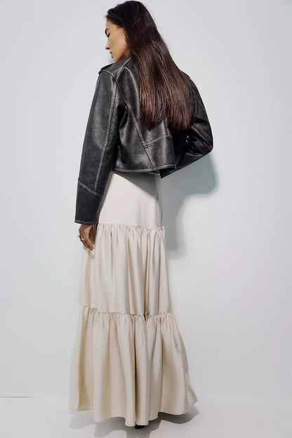 Juliette Satin Maxi Skirt