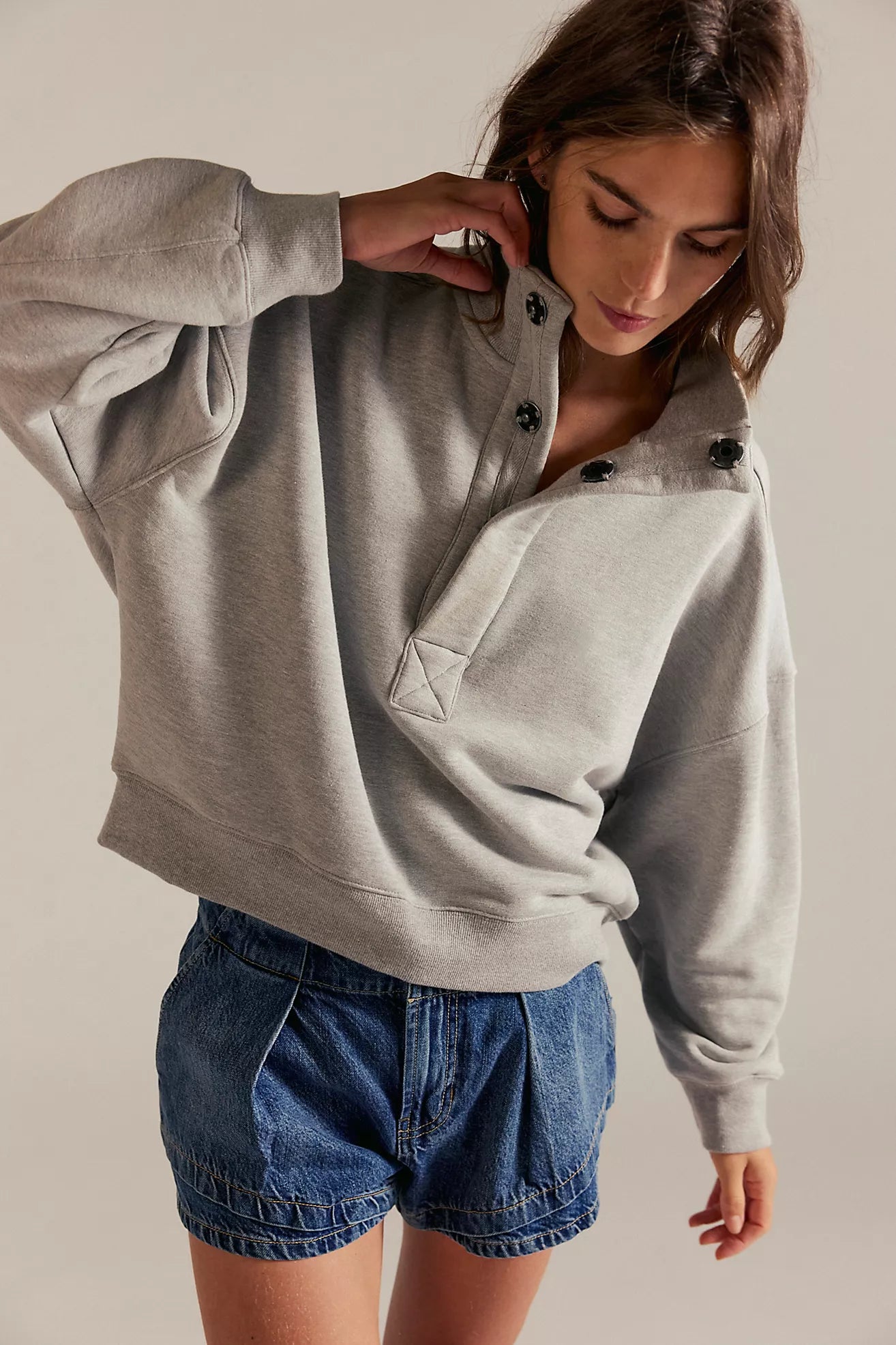 Timeless Pulloever Heather Grey
