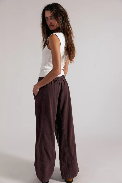 Day's End Linen Pull-On Pants