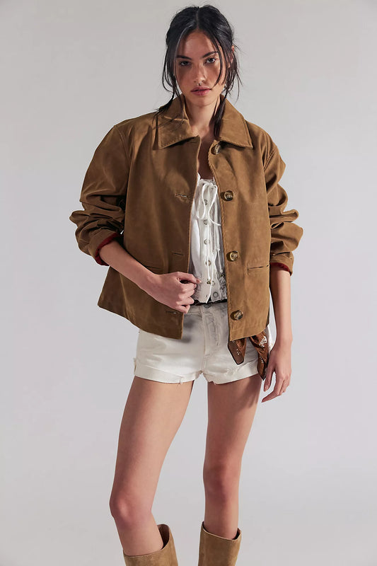 We The Free Hera Vegan Suede Jacket