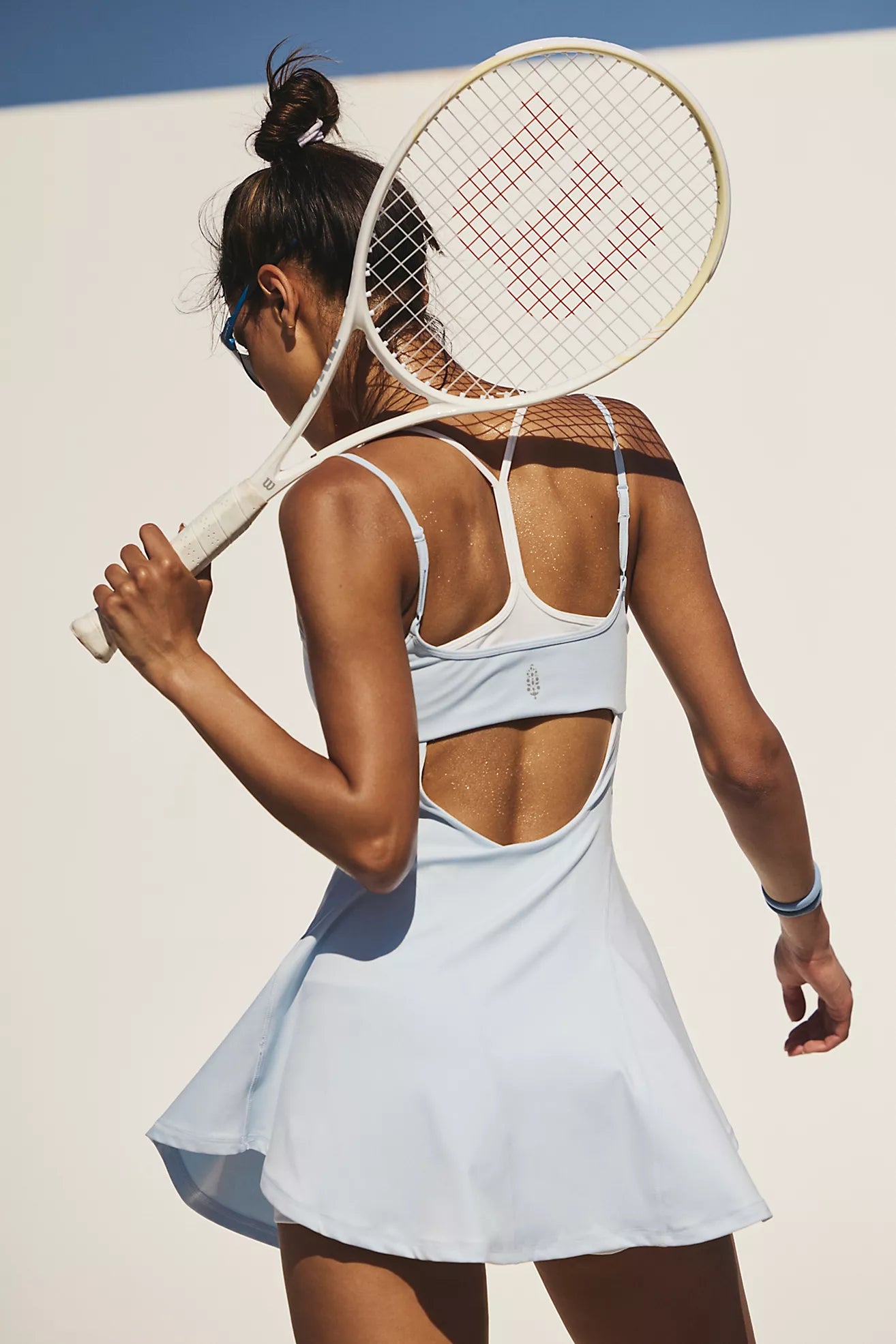 Baseline Tennis Dress in Baseline Blue Combo