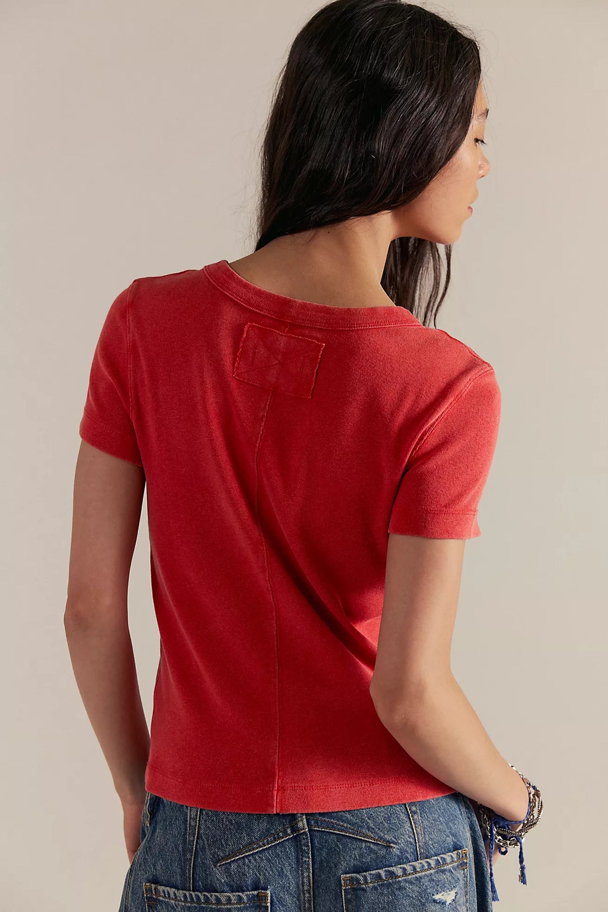 We The Free Atlas Crew Tee Fiery Red