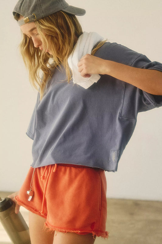 Inspire Tee in Blue Indigo