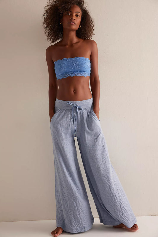 Wait A Minute Wide Leg - Lounge Pants