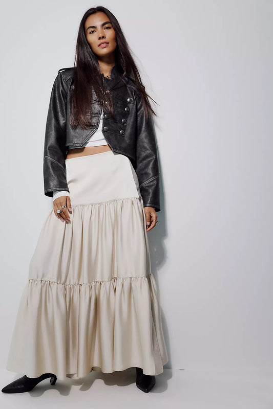 Juliette Satin Maxi Skirt