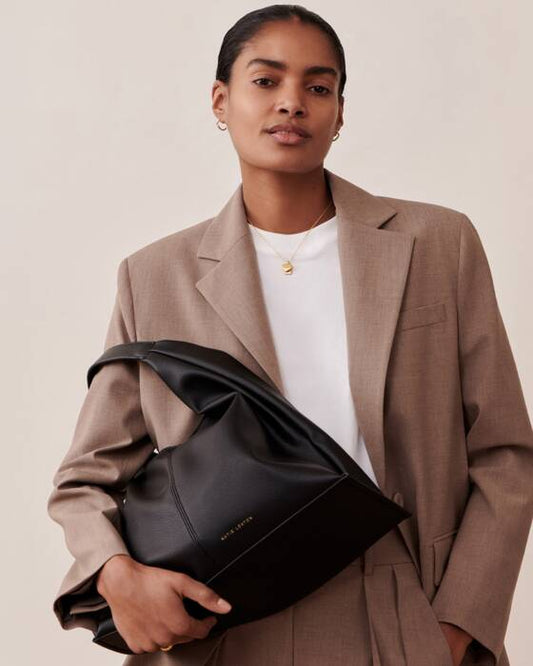 Laila Slouch Shoulder Bag Black