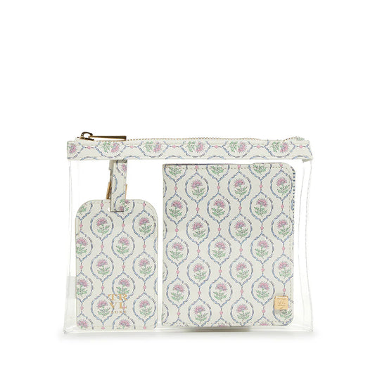 Luxe Saffiano 3 Piece Travel Set - Antibes - Trvl Design