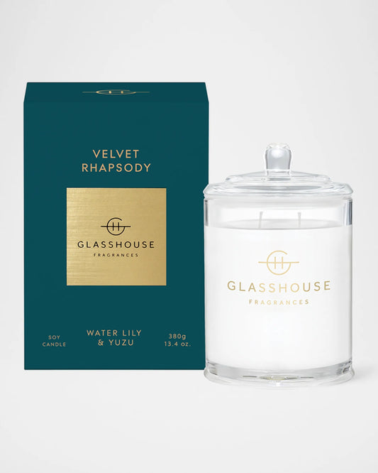 Velvet Rhapsody Glasshouse Candle 13.4 oz