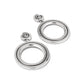 Contempo Moda Ring Post Drop Earrings