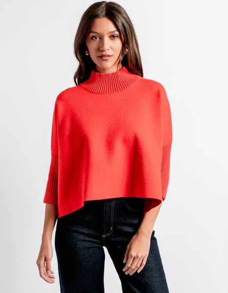 Aja Sweater Orange Flame