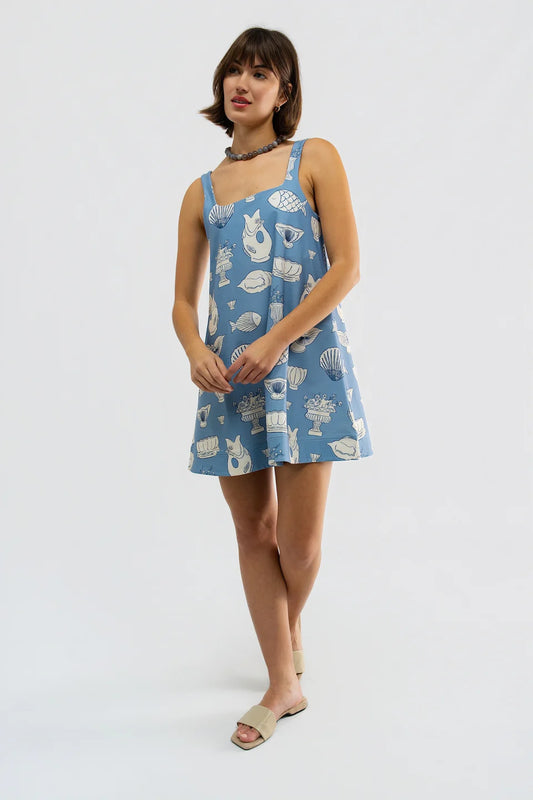 Helen Dress - Ocean Vase