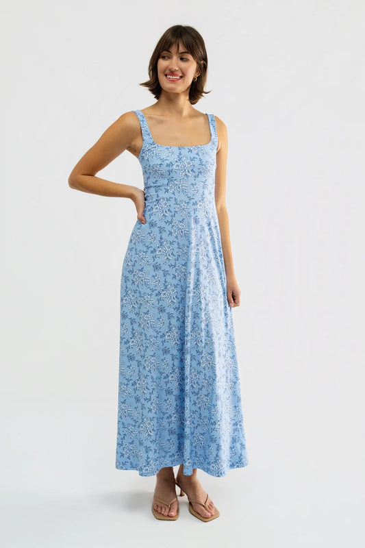 Paloma Dress - Raindrop Floral